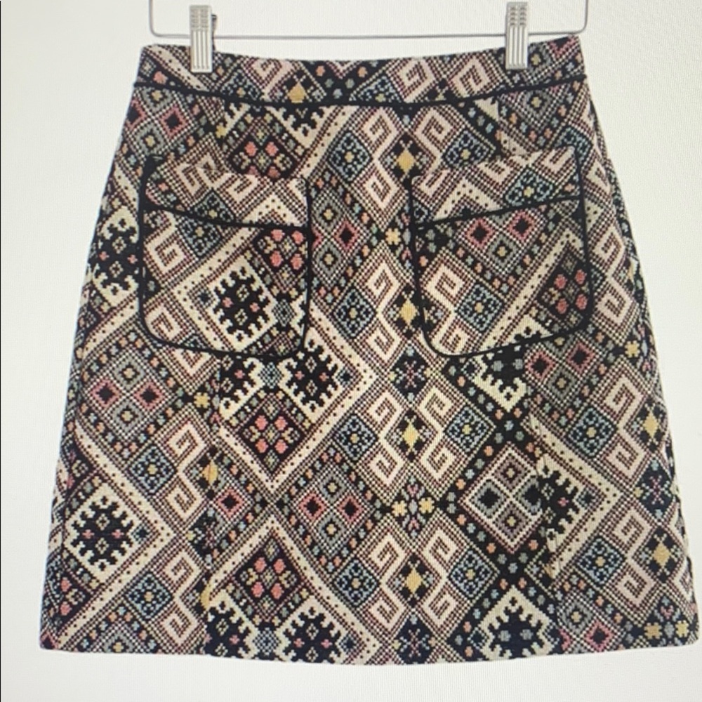 Geometric Patterned Skirt